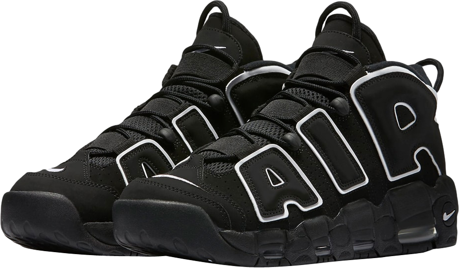 Nike Air More Uptempo GS Black White