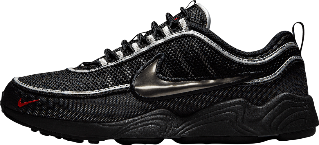 Nike Air Zoom Spiridon Black / Metallic Silver