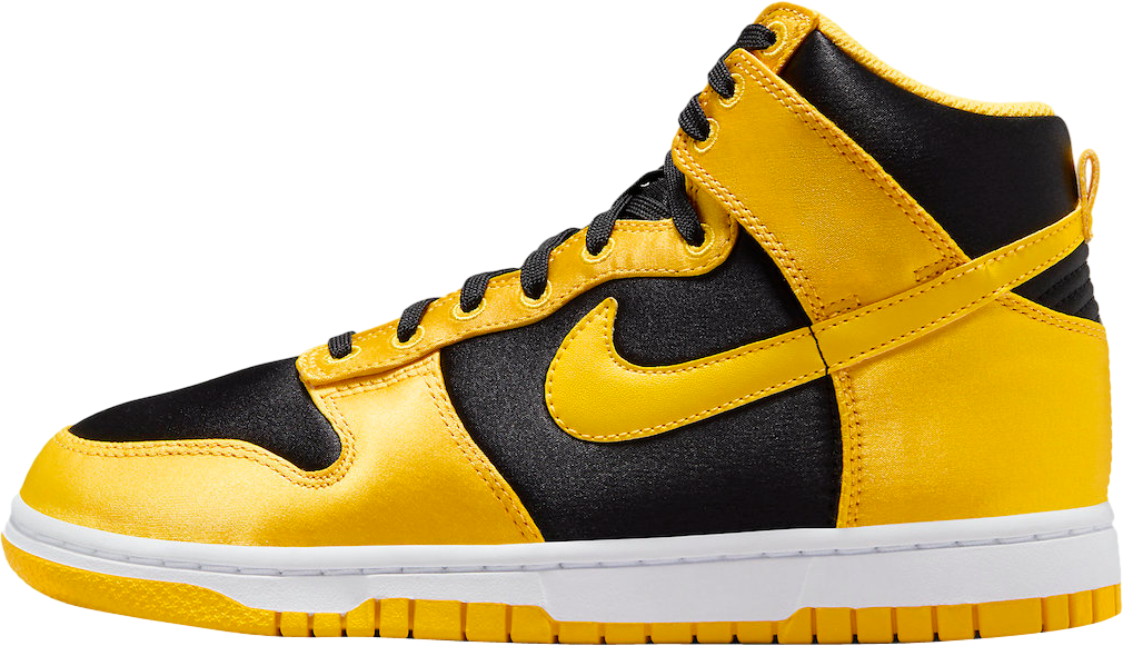 Nike Dunk High WMNS Goldenrod Satin