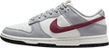 Nike Dunk Low Grey Team Red