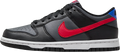 Nike Dunk Low GS Black University Red