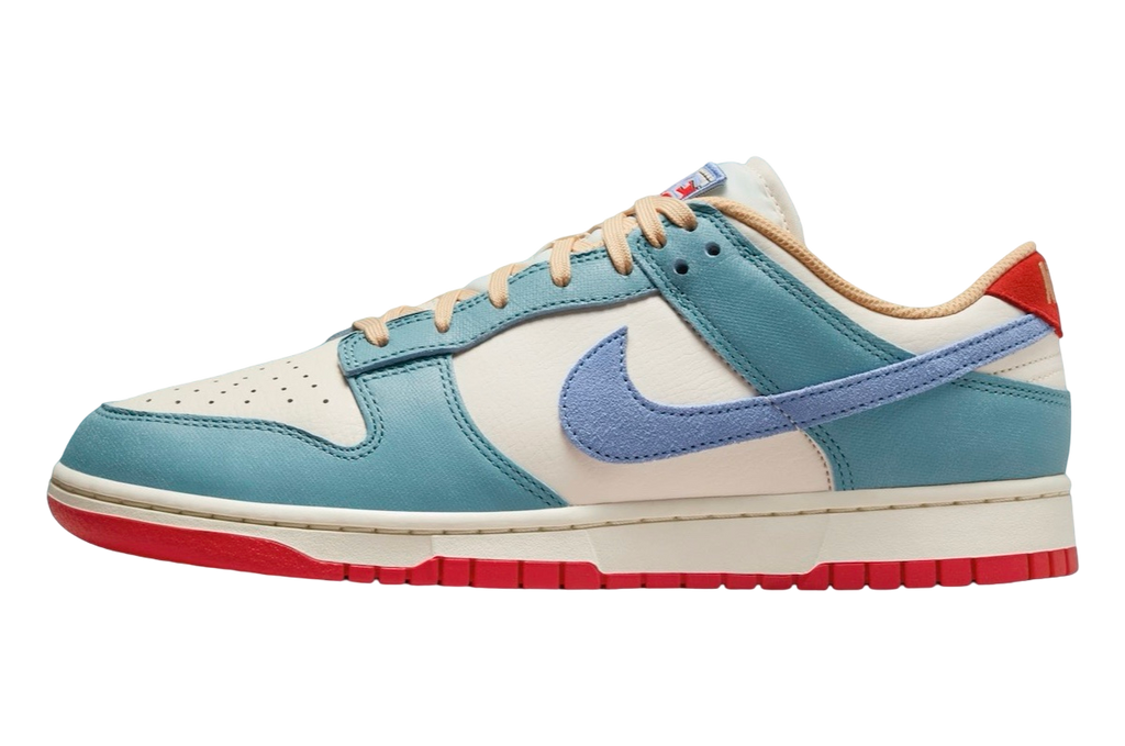 Nike Dunk Low Pale Ivory Denim Turquoise