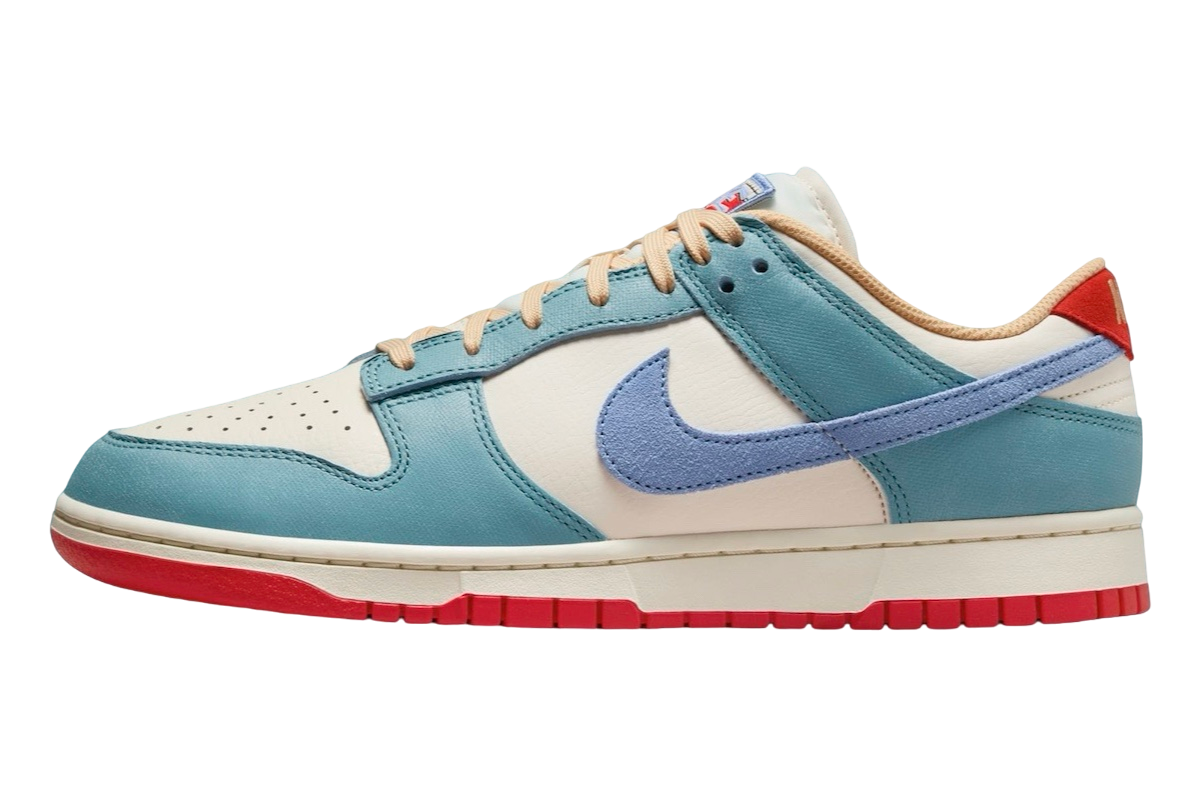 Nike Dunk Low Pale Ivory Denim Turquoise