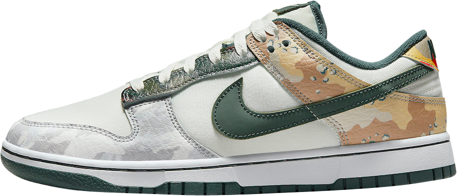 Nike Dunk Low Sail Multi Camo