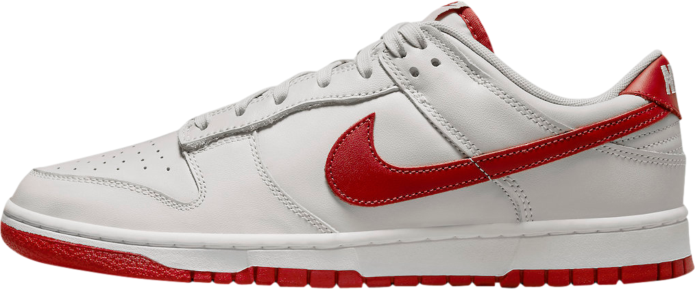 Nike Dunk Low Vast Grey Varsity Red