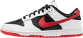 Nike Dunk Low White Black University Red