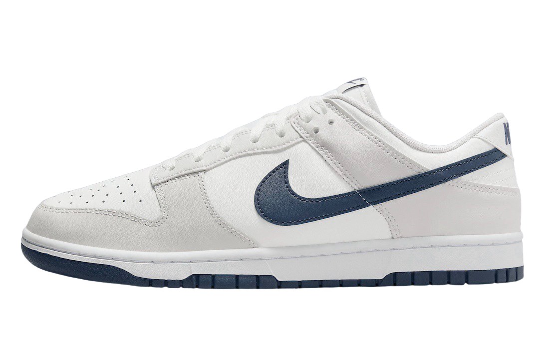 Nike Dunk Low White Midnight Navy
