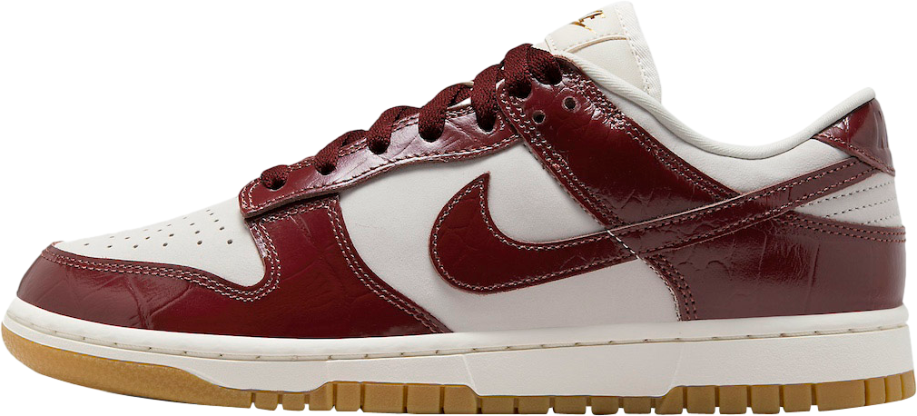 Nike Dunk Low WMNS Team Red Croc