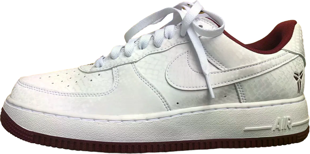 Nike Kobe Air Force 1 Low White / Team Red