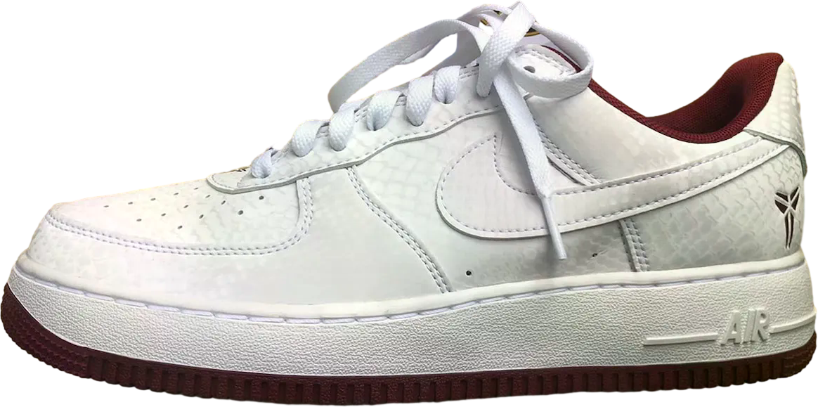 Nike Kobe Air Force 1 Low White / Team Red