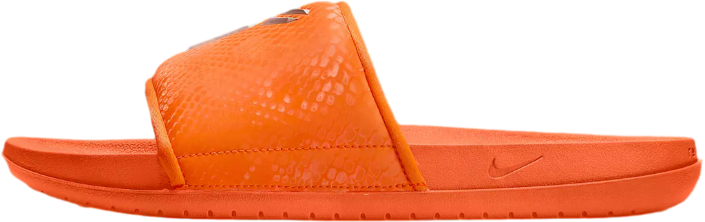 Nike Kobe Offcourt Slides Safety Orange / Metallic Silver