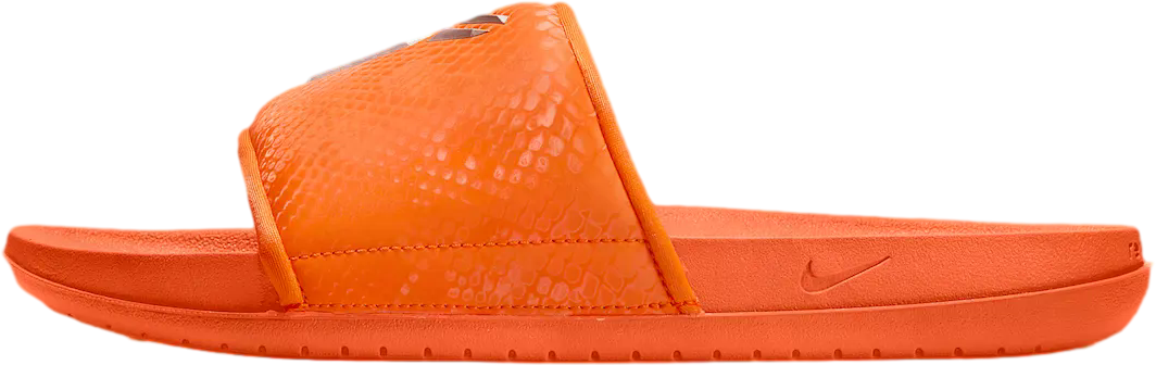 Nike Kobe Offcourt Slides Safety Orange / Metallic Silver