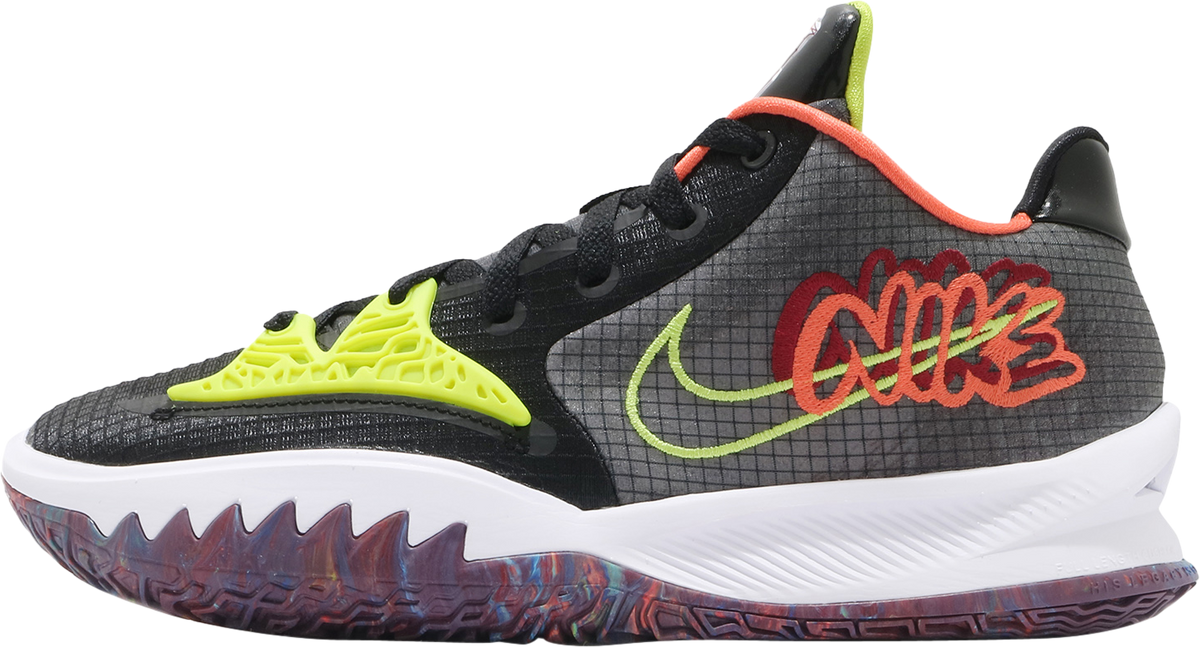 Nike Kyrie Low 4 Black Turf Orange