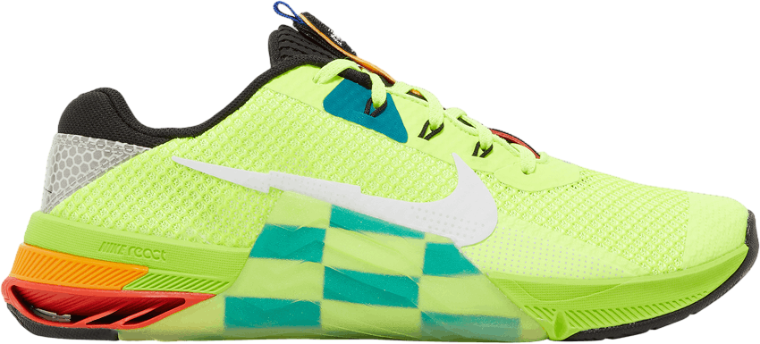 Nike Metcon 7 Amp Volt Bright Spruce Checkered