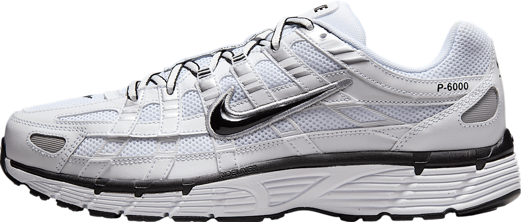 Nike P-6000 White / Metallic Silver / Black