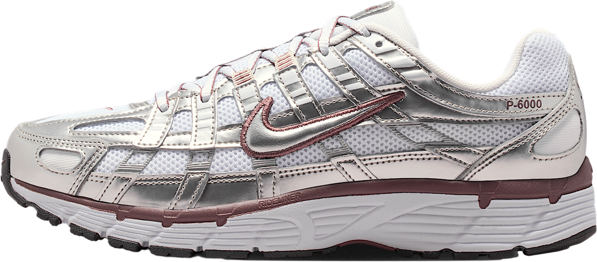 Nike P-6000 WMNS White / Metallic Silver / Tattoo