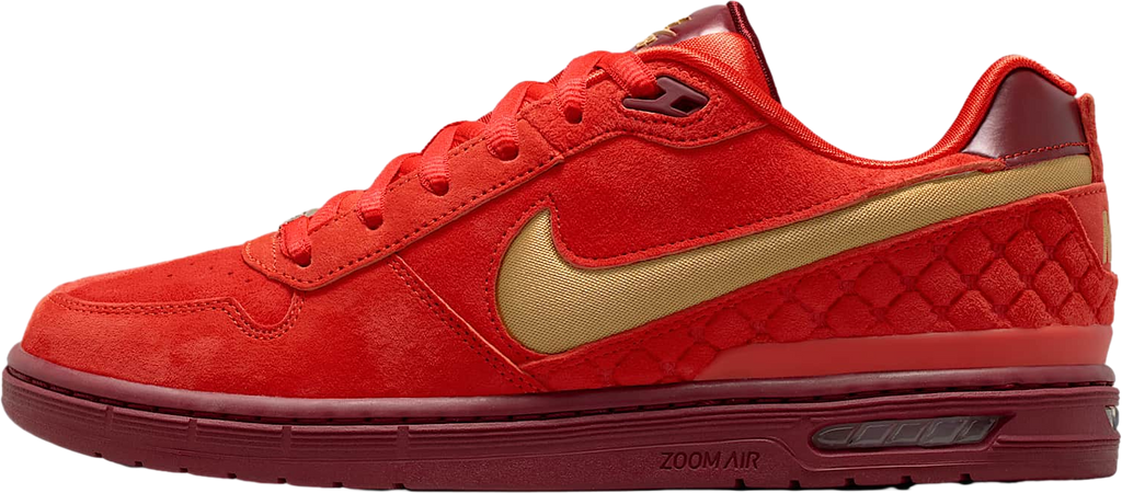 Nike SB P-Rod 1 Habanero Red / Club Gold