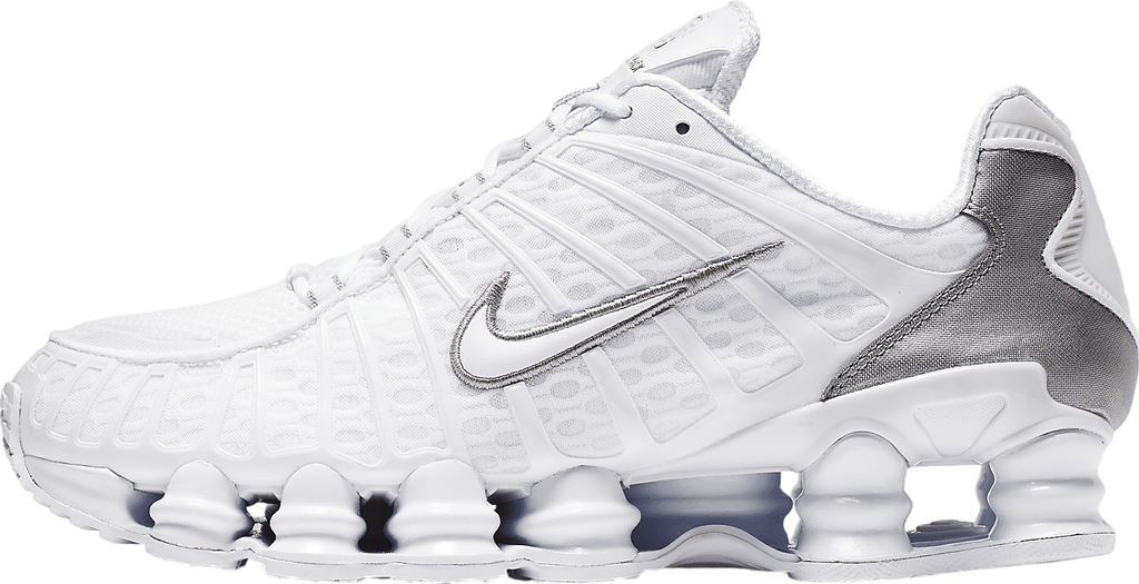 Nike Shox TL White Metallic Silver