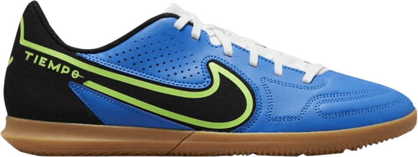 Nike Tiempo Legend 9 Club IC Light Photo Blue Lime Glow