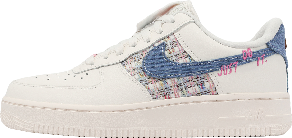 Nike WMNS Air Force 1 07 LX Denim Swoosh Boucle