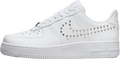 Nike WMNS Air Force 1 Low Stud Swoosh White Metallic Silver