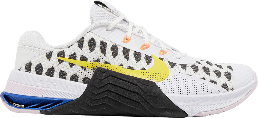 Nike Wmns Metcon 7 Polka White Yellow Strike