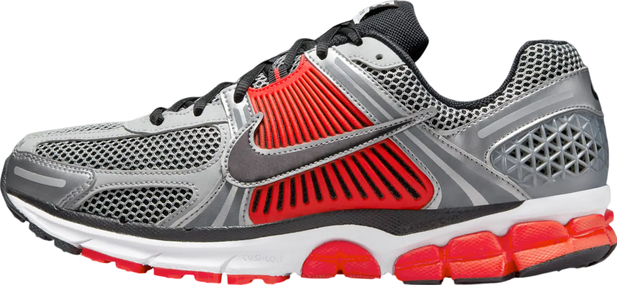Nike Zoom Vomero 5 Metallic Silver / Bright Crimson