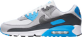 Nikes Air Max 90 Platinum Tint / Blue Lightning