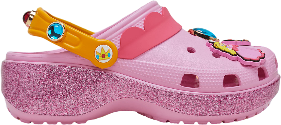 Nintendo x Crocs Wmns Classic Platform Clog Princess Peach