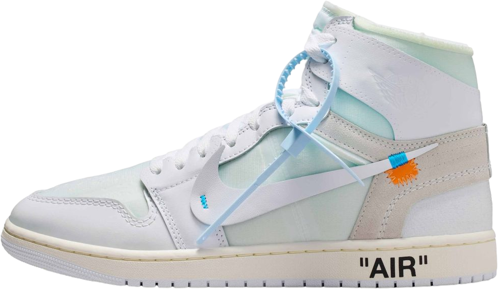 Off White x Air Jordan 1 High OG Alaska