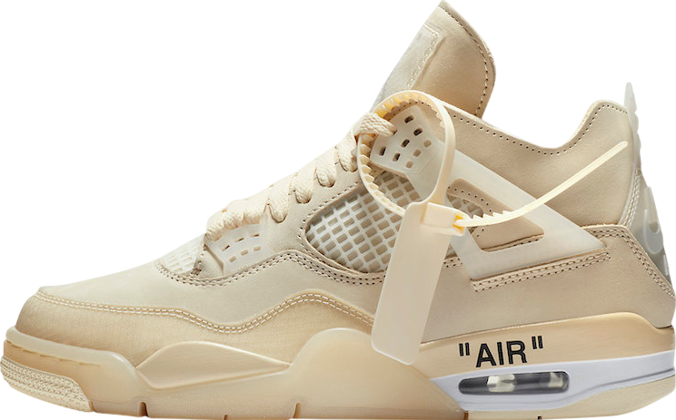 Off-White x Air Jordan 4 WMNS Sail