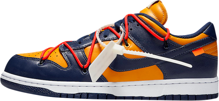 Off-White x Nike Dunk Low University Gold