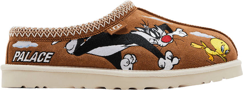 Palace x Looney Tunes x Ugg Tasman Slipper Chestnut