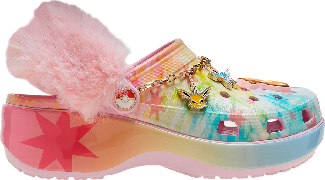 Pokemon x Crocs Platform Clog WMNS Eevee