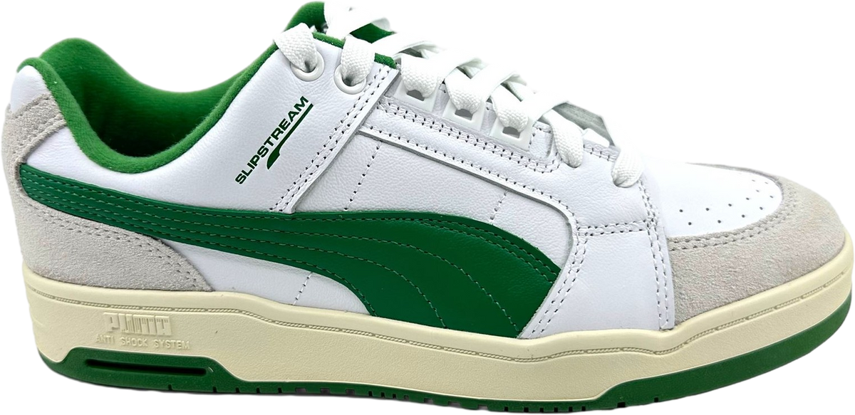 Puma Slipstream Lo White Amazon Green