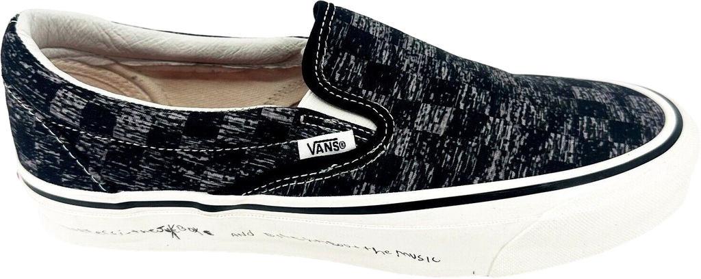 Raised By Wolves x Vans OG Classic Slip-On LX TV Static