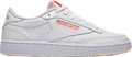 Reebok Club C 85 White Orange Flare WMNS