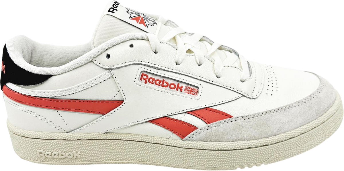 Reebok Club C Revenge Chalk Semi Orange Flare