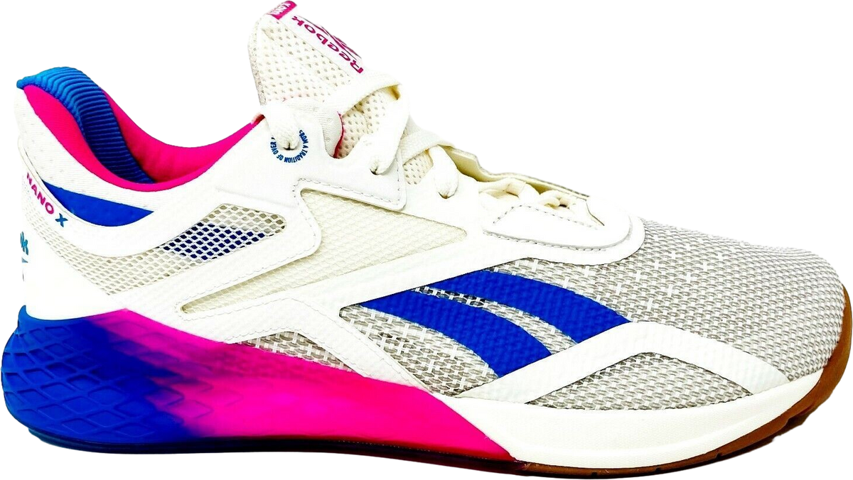 Reebok Nano X White Proud Pink Blue WMNS