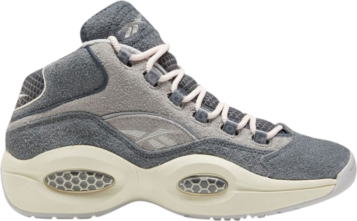 Reebok Question Mid Grey Suede