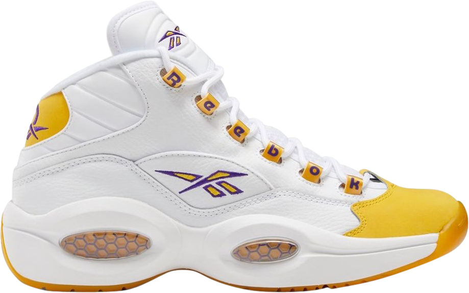 Reebok Question Mid Yellow Toe