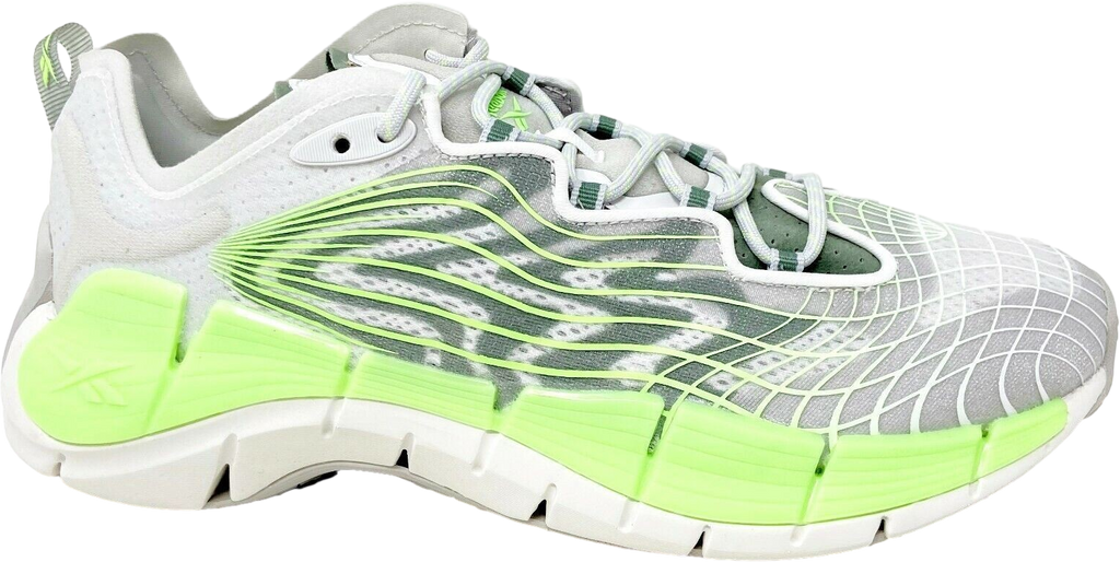 Reebok Zig Kinetica 2 Pure Grey Neon Mint