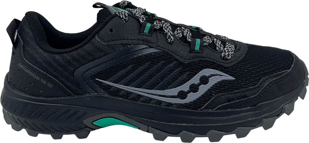 Saucony Excursion Tr15 Wide Black Jade WMNS