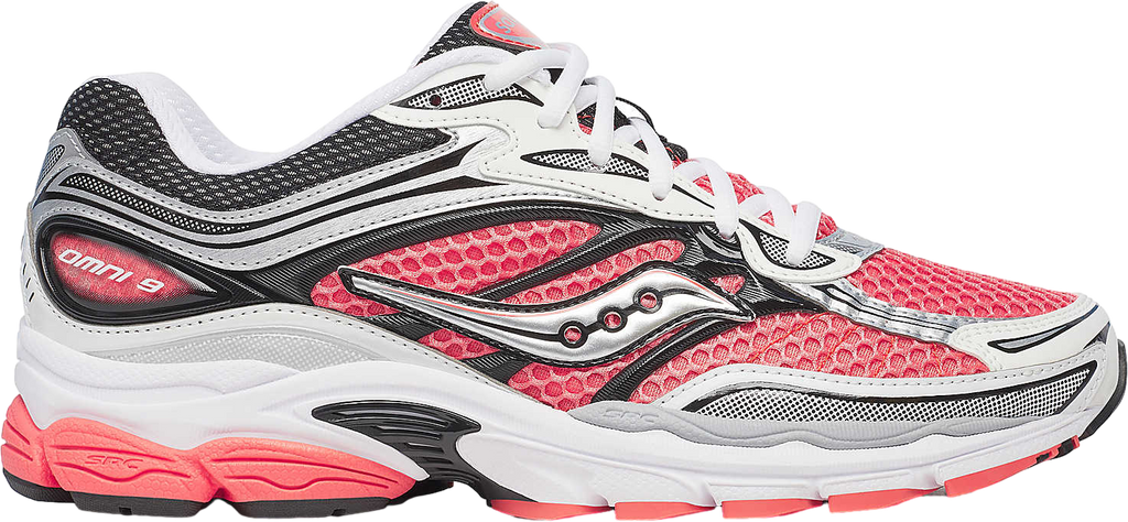 Saucony Progrid Omni 9 Silver / Coral