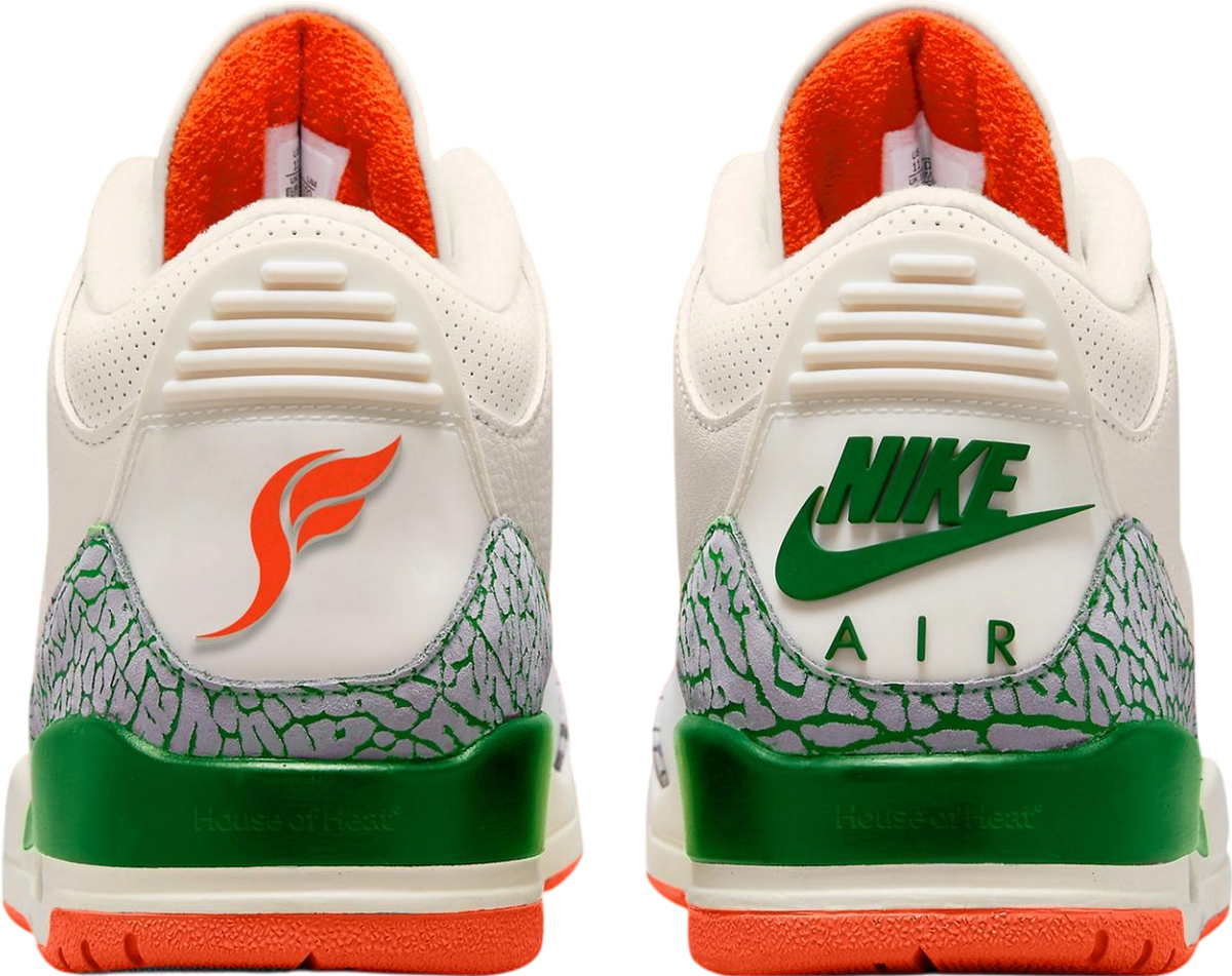 Solefly x Air Jordan 3 Sail / Gorge Green