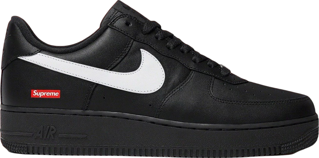 Supreme x Nike Air Force 1 Low Black / White