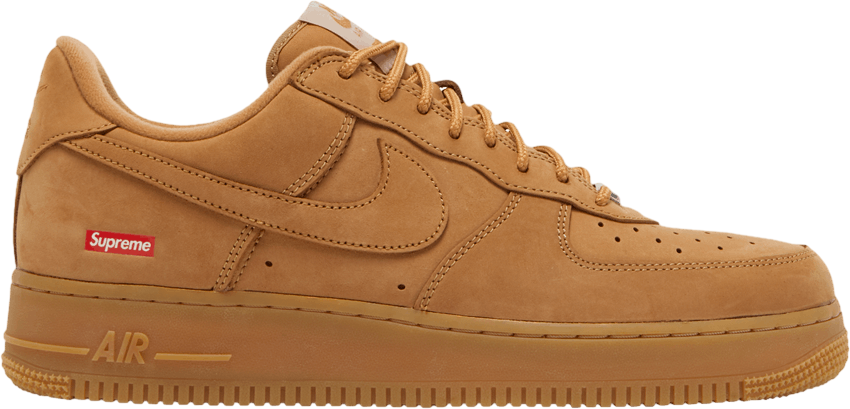 Supreme x Nike Air Force 1 Low SP Box Logo-Wheat