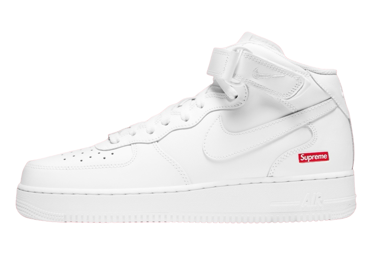 Supreme x Nike Air Force 1 Mid White