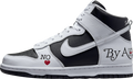 Supreme x Nike SB Dunk High By Any Means Black White