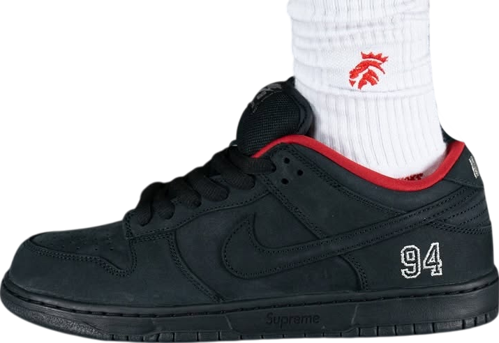 Supreme x Nike SB Dunk Low 94 Black 2025